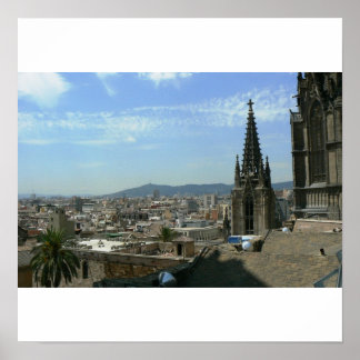 Poster Barcelone, Espagne