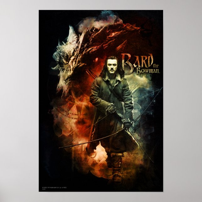 Poster BARD THE BOWMAN™ & Smaug (Devant)
