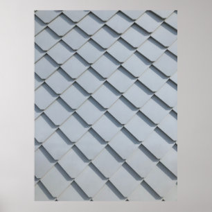 Poster Bardeaux de toit gris