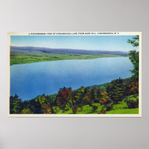 Poster Bare Hill View of Canandaigua Lake