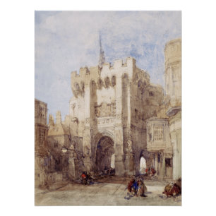 Poster Bargate Gatehouse à Southampton City