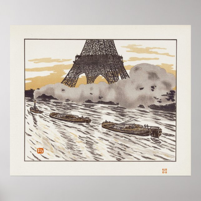 Poster Barges (Devant)