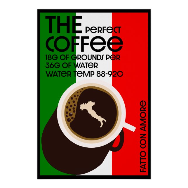 Poster Baristas italiens (Devant)