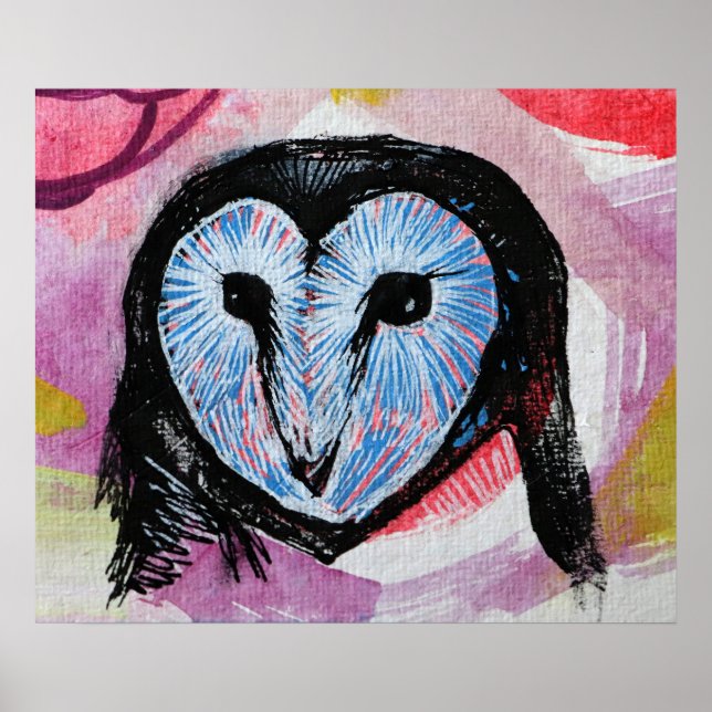 Poster Barn Owl Art (Devant)