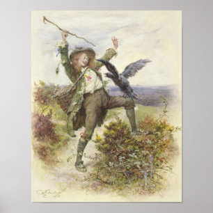 Poster Barnaby Rudge et la poignée de Raven