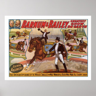 Poster Barnum & Bailey Plus Petite Annonce Rider
