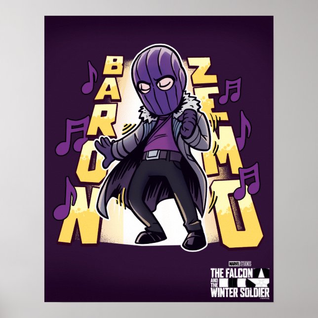 Poster Baron Zemo Dance Groove (Devant)