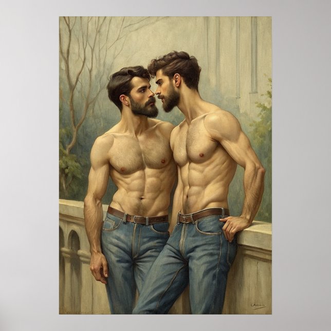 Poster Baroque Intimacy: The Romantic Gaze (Devant)