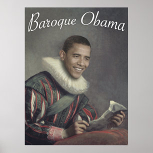 Poster Baroque Obama