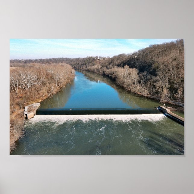 Poster Barrage de Black Rock Schuylkill (Devant)