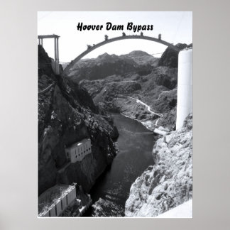 Poster barrage de hoover, dérivation du barrage Hoover