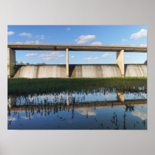Poster Barrage de Springfield Lake Missouri