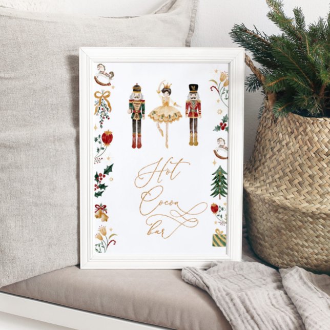 Poster Barre de cacao chaud noisette sucre prune fée anni (Créateur téléchargé)
