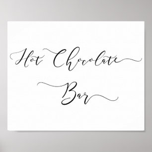 Poster Barre de chocolat chaud Connexion Script