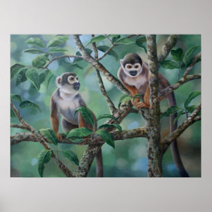 Poster "Barres de singes"