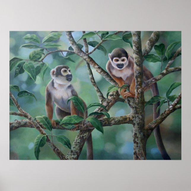 Poster "Barres de singes" (Devant)