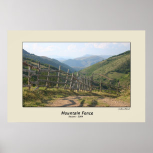 Poster Barrière de montagne