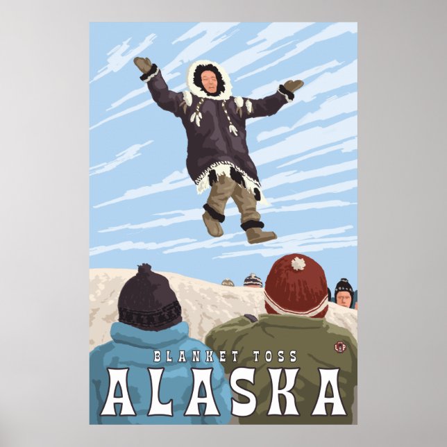Poster Barrow, Alaska Blanket Toss (Devant)