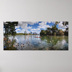 Poster Barton Creek à Lady Bird Lake - Austin, Texas