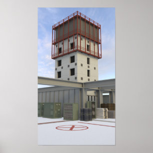 Poster Bas poly vertige de carte de CSGO