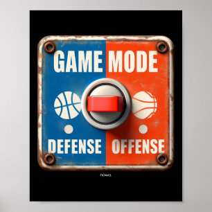 Poster Basculer entre l'offense et la défense - Signalisa