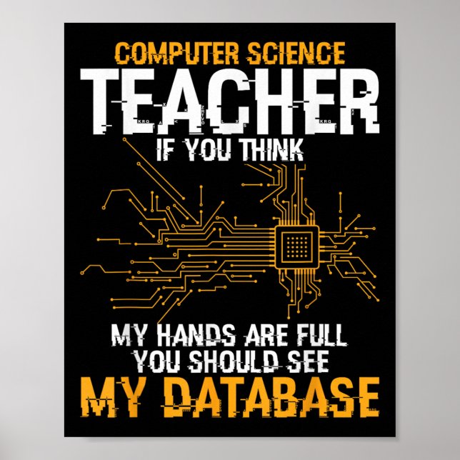 Poster Base de données sur les technologies de l'informat (Devant)