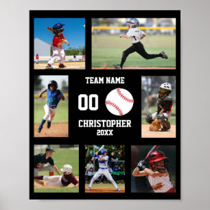 Poster Baseball 7 Collage photo Personnalisé