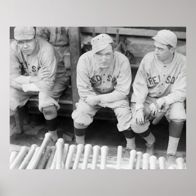 Poster Baseball de Boston 1916 (Devant)