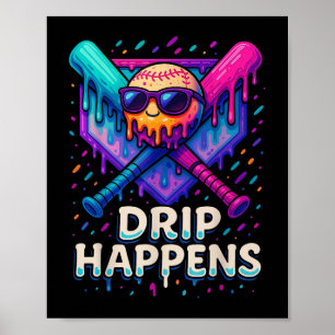 Poster Baseball Lifestyle 101 Vêtements Jeune Baseball Dr