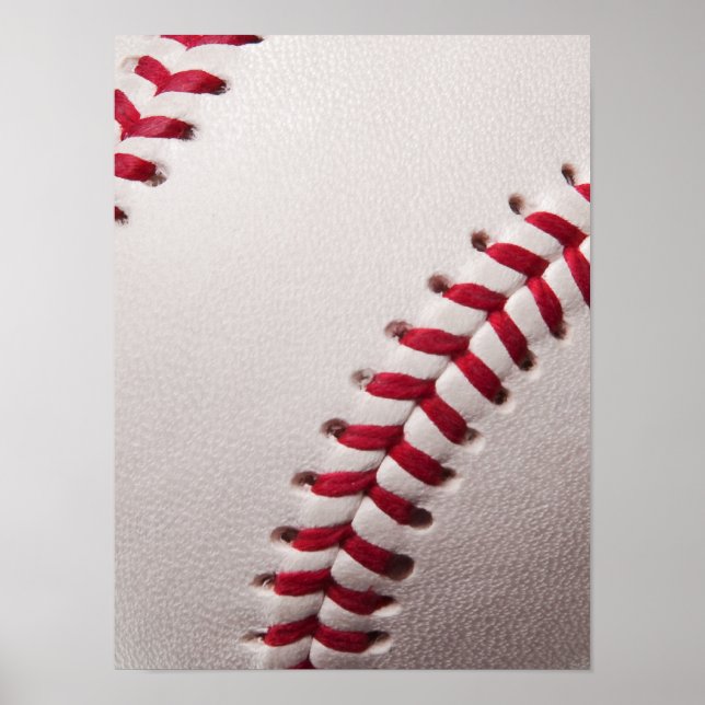 Poster Baseball - Modèle sportif Baseballs Arrière - plan (Devant)