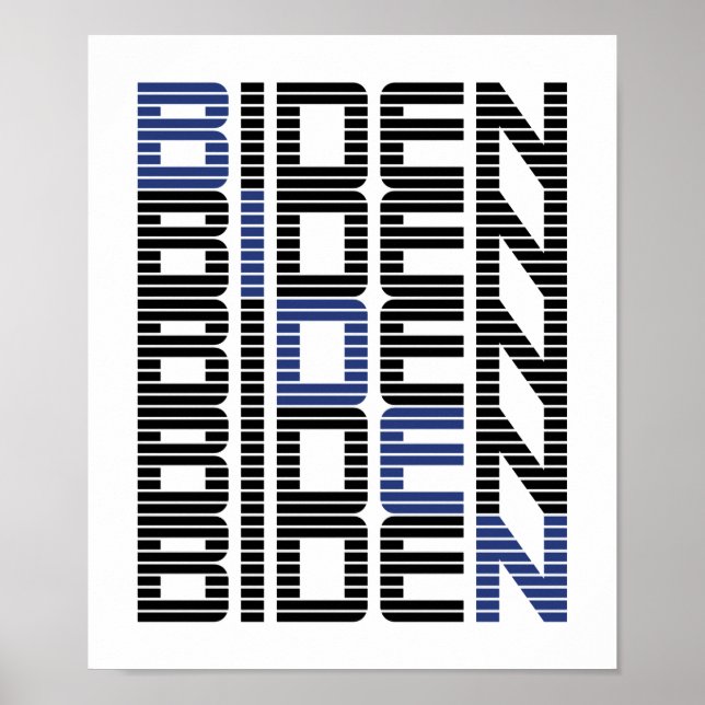 Poster Bases de texte BIDEN (Devant)