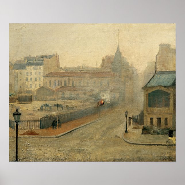 Poster Bashkirtseff - Dans le brouillard (Devant)