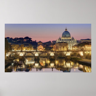 Poster Basilica di San Pietro Roma Italia