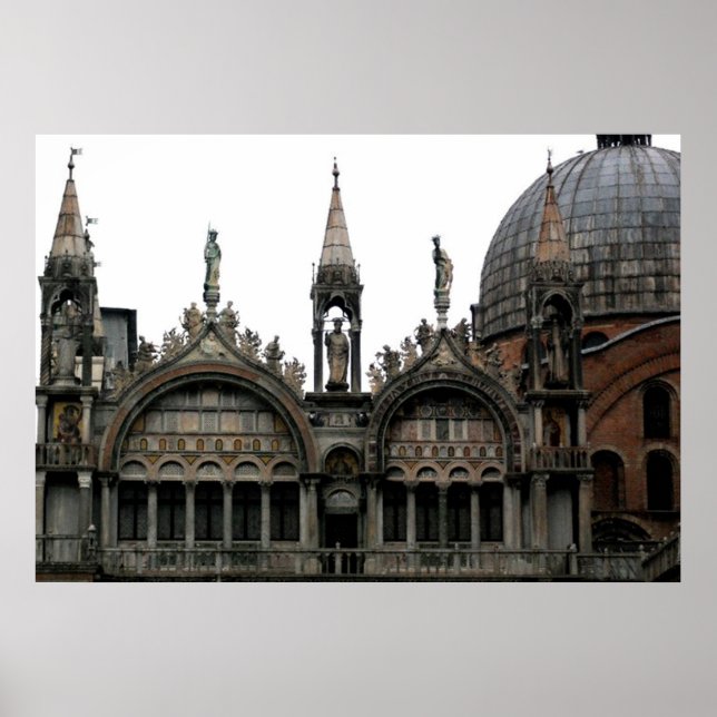 Poster Basilique de la Cathédrale Patriarcale de Saint-Ma (Devant)