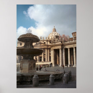 Poster Basilique de s de St Peter ", Vatican, Rome