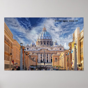 Poster Basilique Saint-Pierre Cité du Vatican