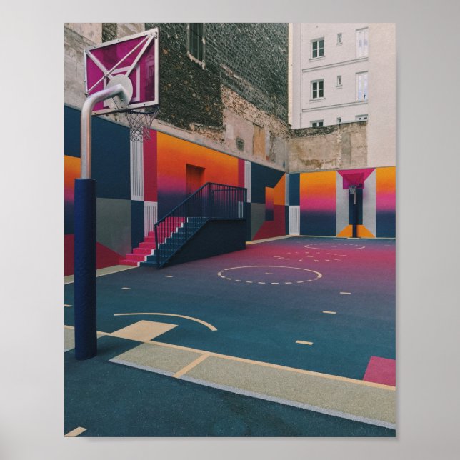 Poster Basket-ball (Devant)