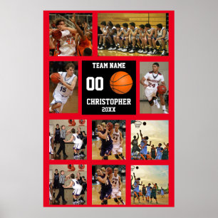 Poster Basket-ball 10 Photo Collage