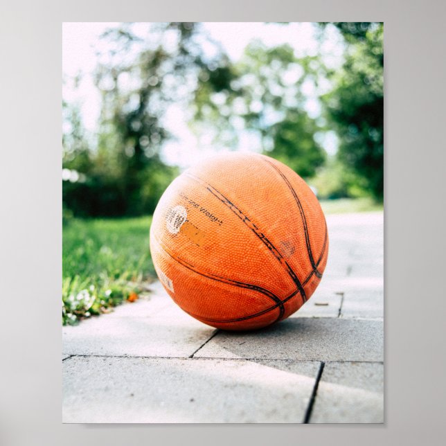 Poster Basket-ball cadeau (Devant)