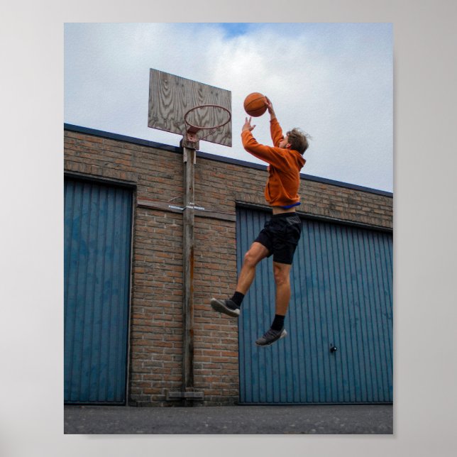 Poster Basket-ball cool (Devant)