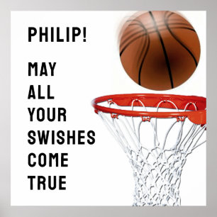 Poster Basket-ball du Personalized