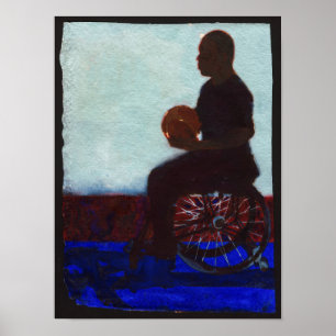 Poster Basket-ball en fauteuil roulant 2011