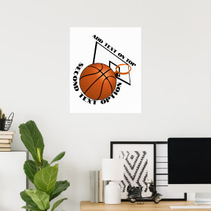Poster Basket-ball et sports de panier de basket