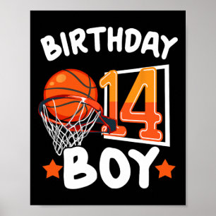 Poster Basket-Ball Im 14 Ans 14ème Décor Boy