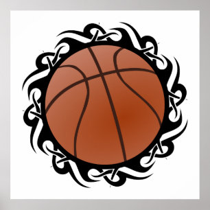 Poster basket-ball : tribalz