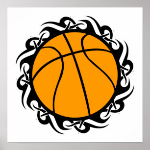 Poster basket-ball : tribalz