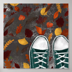 Poster Basket d'automne