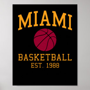 Poster Basket de Miami