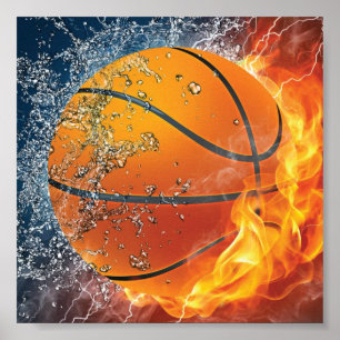 Poster Basket flamboyant