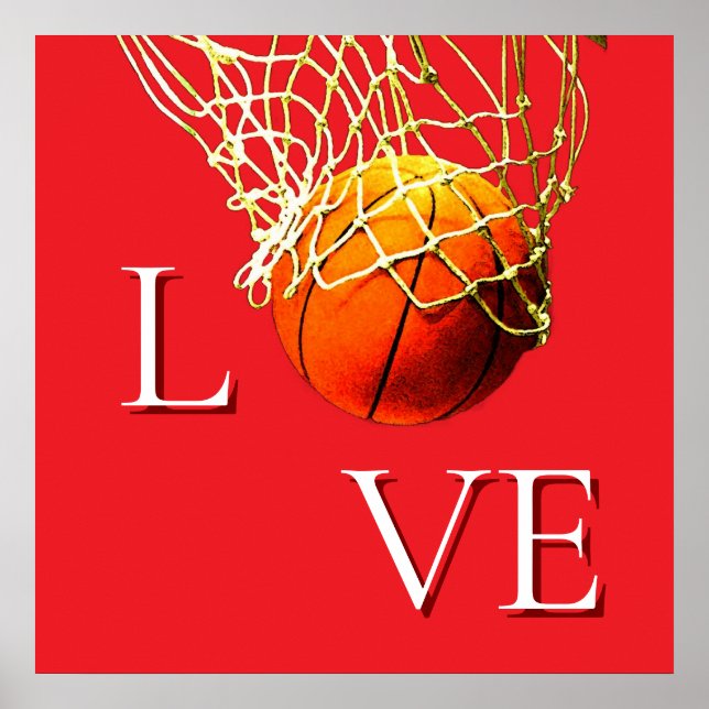 Poster Basketball I Love (Devant)